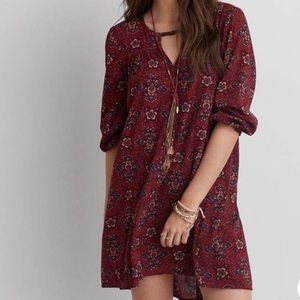 American Eagle Boho Floral Dress